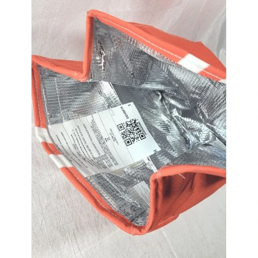 Airportag Flight Recorder Do Not Open Insulated Lunch Bag - Orange - 12